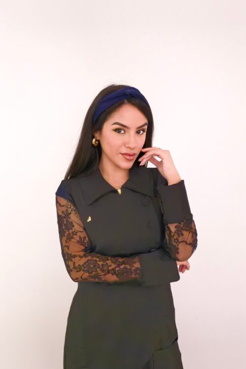 Mandil Emilia con encaje